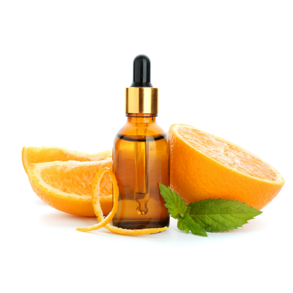 orange citrus aroma bottle mint